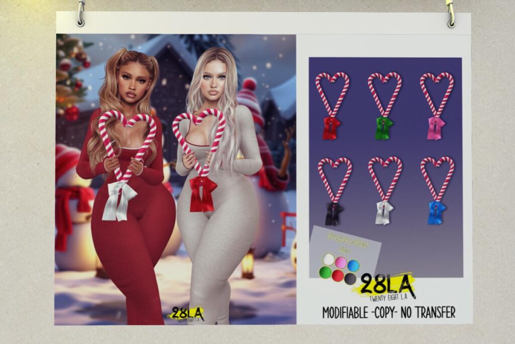 Candy Cane Heart, L$60 each/L$360 FP