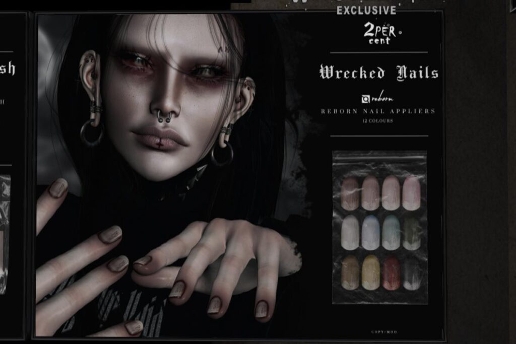 Wrecked Nail Polish Applier - Reborn, L$199