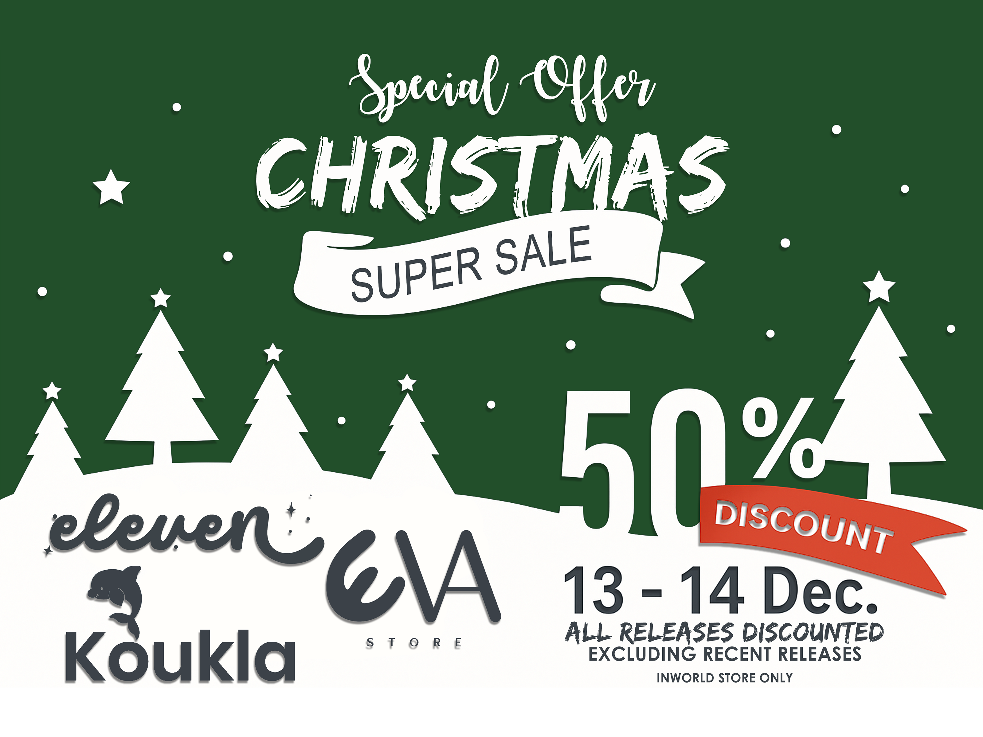 DIVE INTO THE CHRISTMAS SUPER SALE WONDERLAND