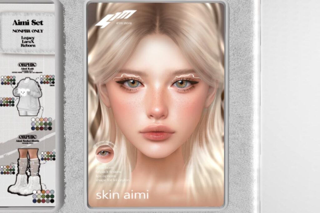 Aimi Skin - EvoX, L$799 each/L$2099 FP