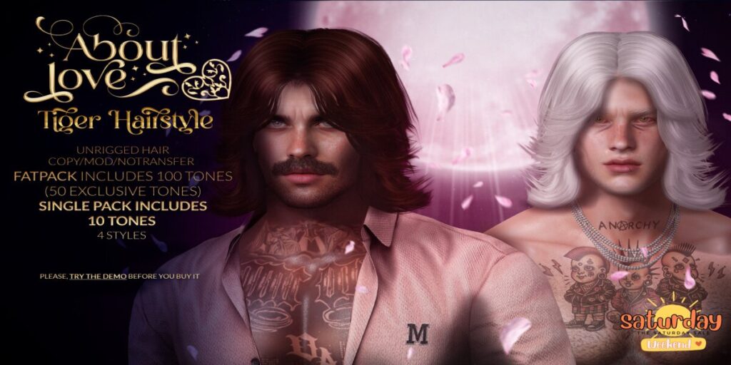 Tiger Hairstyle	<a href="http://maps.secondlife.com/secondlife/Styrsky/61/52/2369" target="_blank">Teleport</a>