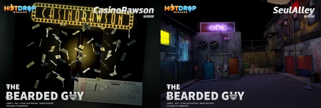Casino Rawson &amp; Seul Alley Backdrops