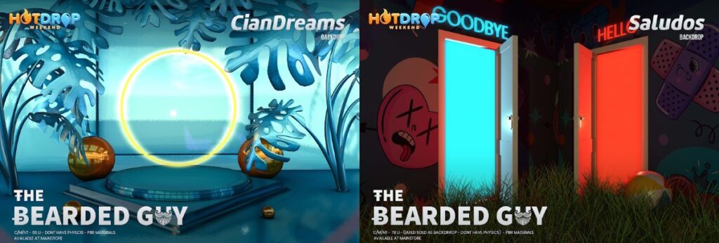 Cian Dreams &amp; Saludos Backdrops