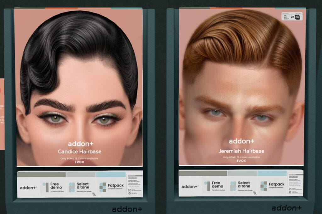 Hairbase&#039;s - EvoX, L$90 each/L$300 each FP