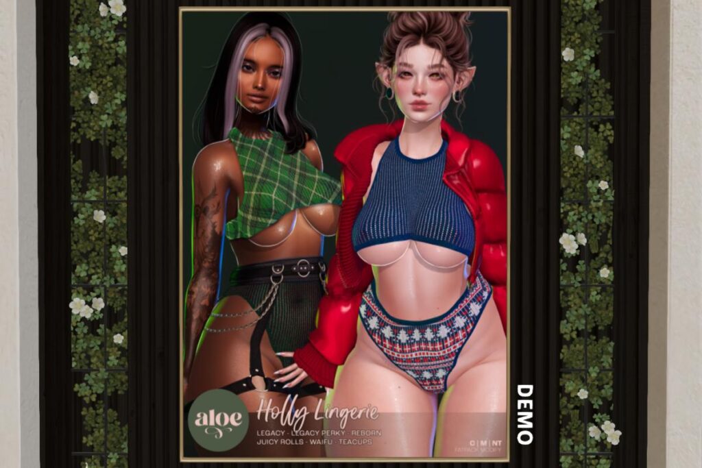 Holly Lingerie - Legacy/Reborn/+mods, L$250 each/L$599-L$1499 each FP