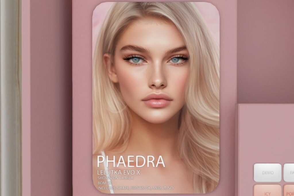 Phaedra Skin - EvoX, L$849 each/L$2999 FP