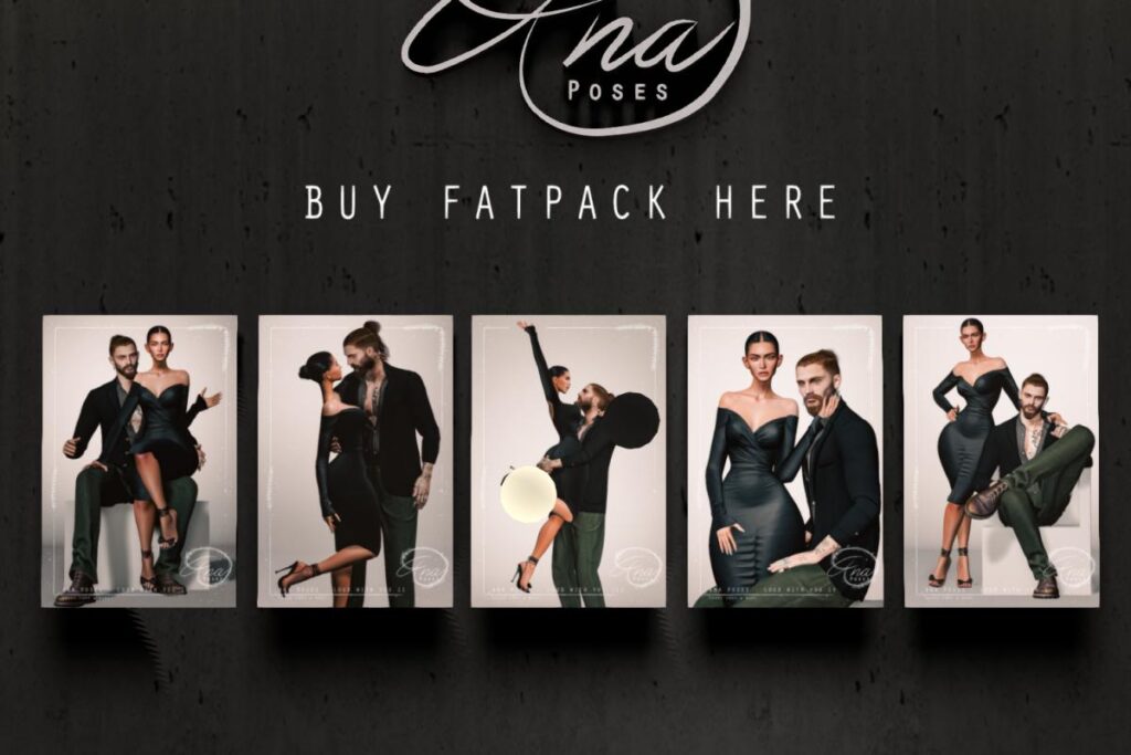 Loud With You Poses, L$275 each/L$800 FP