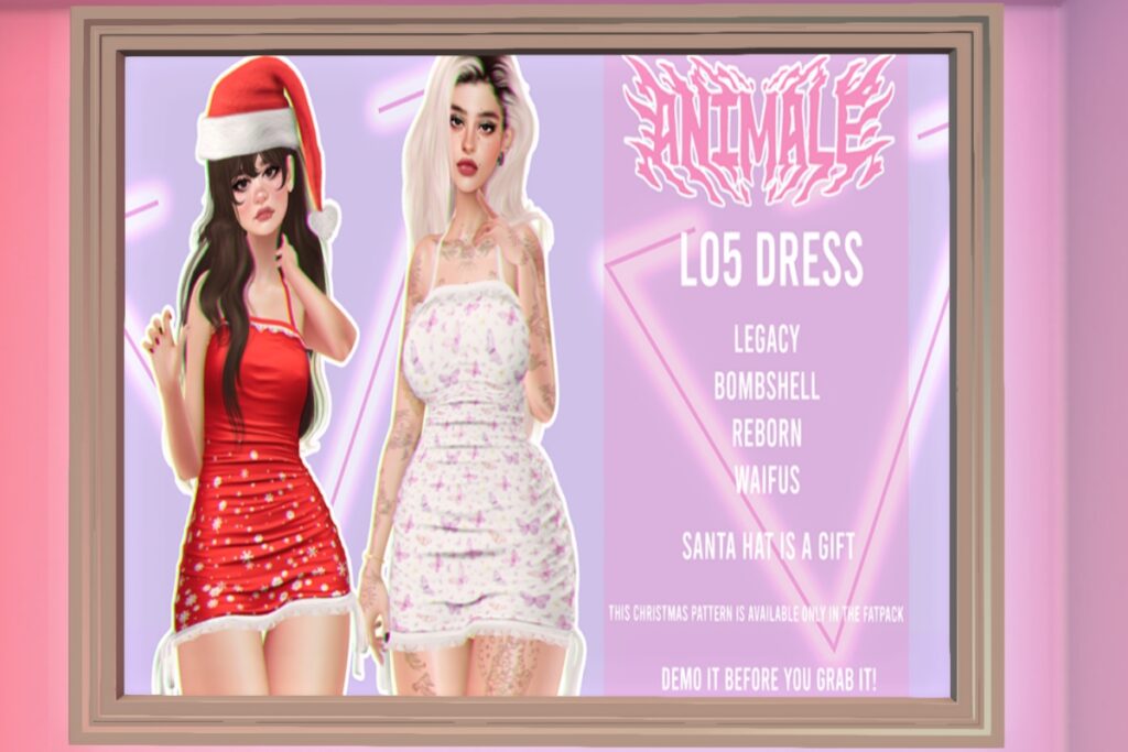 L05 Dress - Legacy/Reborn/+mods, L$249 each/L$1499 FP