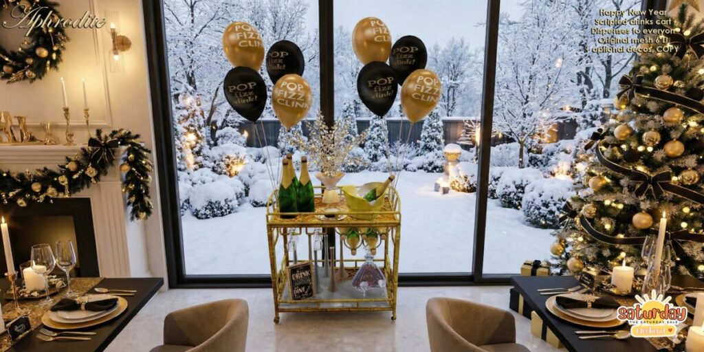 Happy New Year Drinks Cart	&lt;a href=&quot;http://maps.secondlife.com/secondlife/Shopping%20City/200/53/21&quot; target=&quot;_blank&quot;&gt;Teleport&lt;/a&gt;