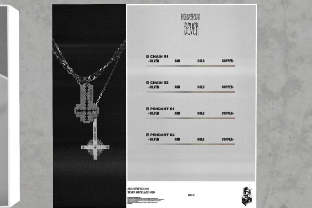 Sever Necklaces, L$300 each/L$850 FP