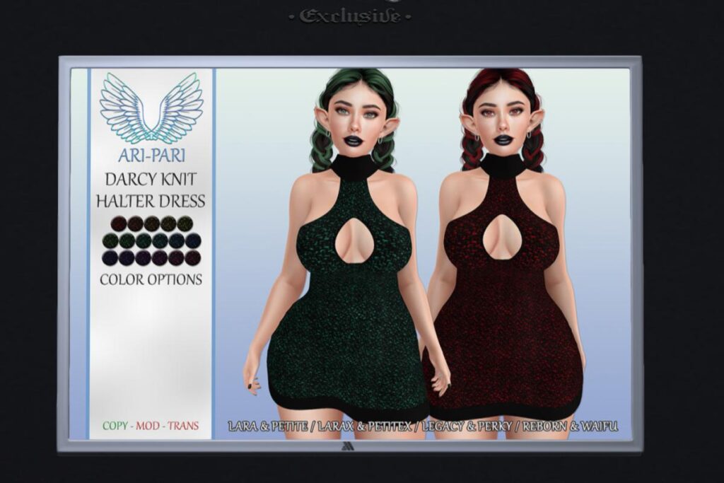 Darcy Dress - Legacy/Maitreya/Reborn/+mods, L$250