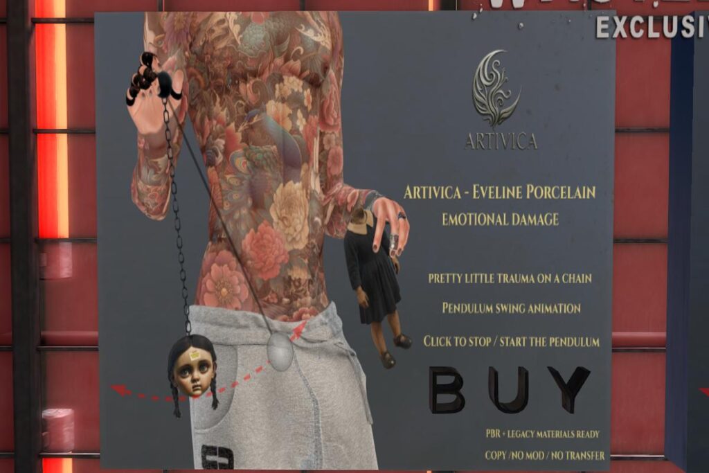 Eveline Porcelain Holdable, L$299