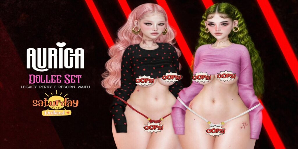 Dollee Set - Legacy/Reborn/+mods	<a href="http://maps.secondlife.com/secondlife/Crystal%20Isle/168/140/60" target="_blank">Teleport</a>