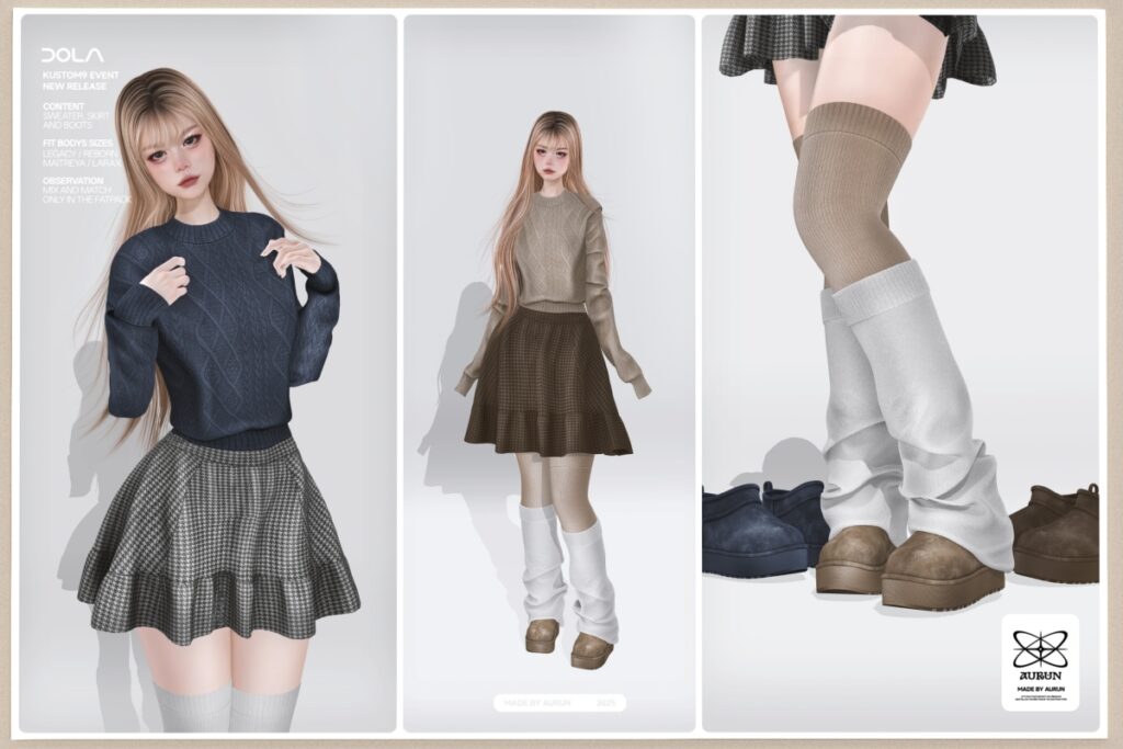 Dola Outfit - Legacy/Maitreya/Reborn/+mods, L$259 each/L$1000 each FP/L$2599 MP