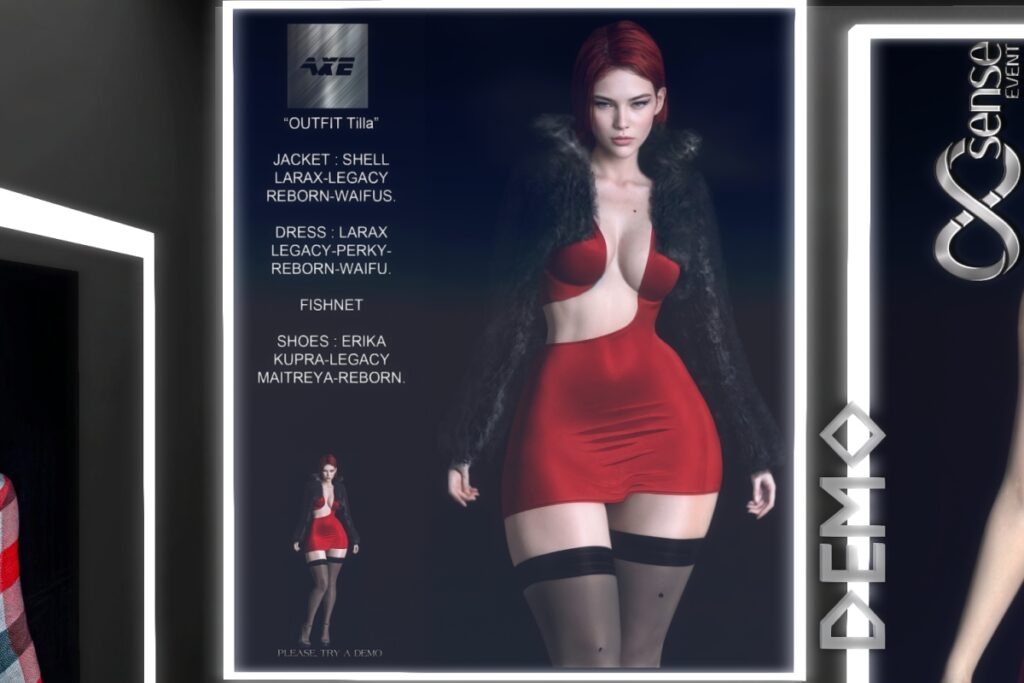 Tilla Outfit - Legacy/MaitreyaX/Reborn/+mods, L$150 each/L$799 FP