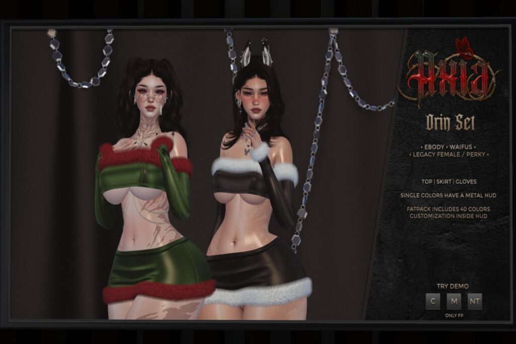 Orin Set - Legacy/Reborn/+mods, L$90 each/L$550 FP