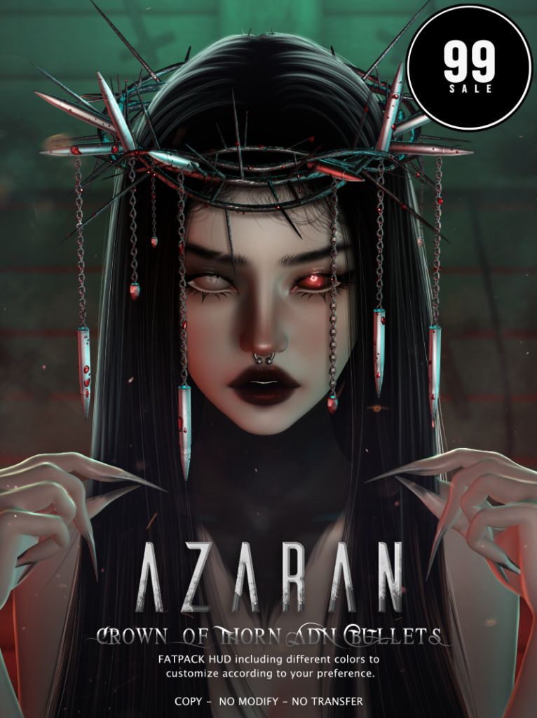 Crown of Thorn &amp; Bullets	<a href="http://maps.secondlife.com/secondlife/Hell%20Fire/64/65/505" target="_blank">Teleport</a>