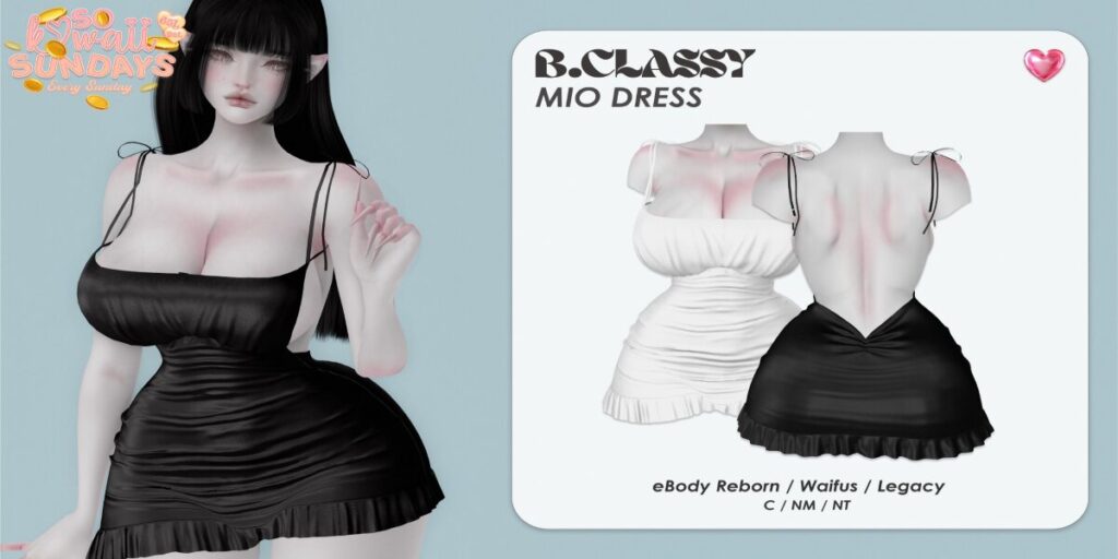 Rina Dress - Legacy/Reborn/+mods	<a href="http://maps.secondlife.com/secondlife/Phoenix%20Paradise/67/84/1580" target="_blank">Teleport</a>