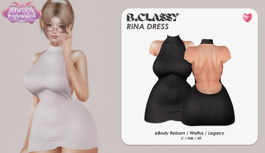 Rina Dress - Legacy/Reborn/+mods