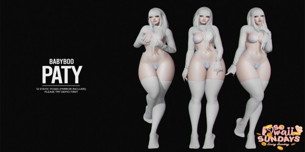 Paty Poses	<a href="http://maps.secondlife.com/secondlife/Cult%20Grounds/16/23/1022" target="_blank">Teleport</a>