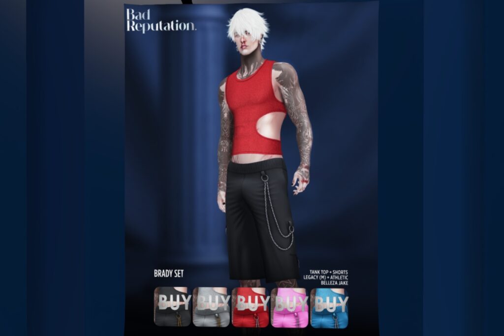 Brady Set - Jake/Legacy/+mods, L$280 each/L$800 FP