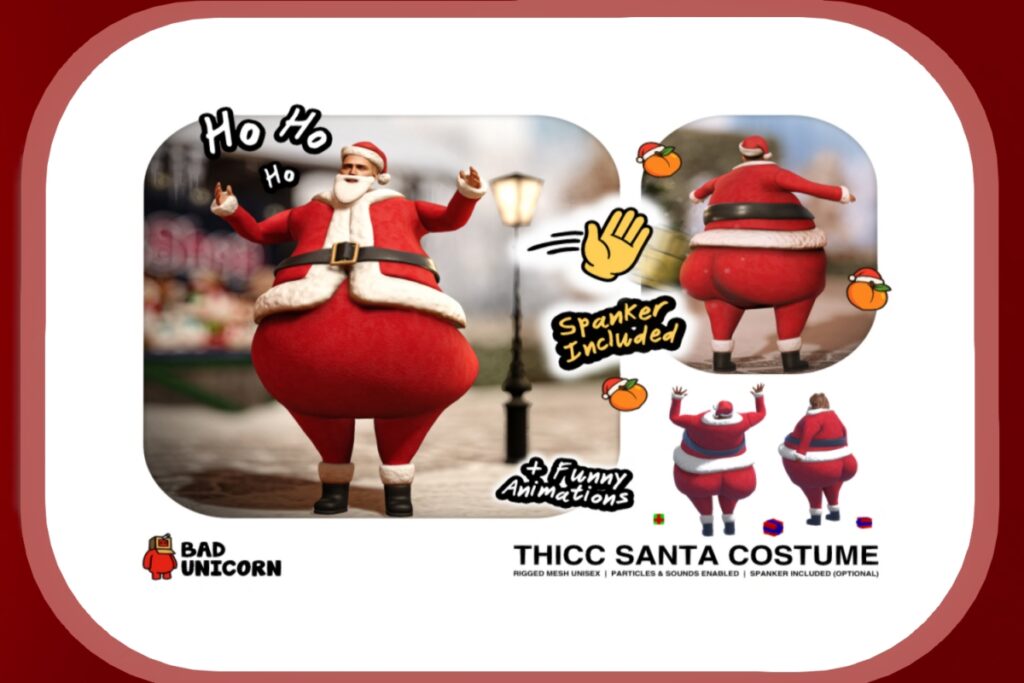 Thicc Santa Costume, L$499