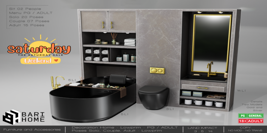 Rioghbhardan Bathroom Furniture &amp; Decor	&lt;a href=&quot;http://maps.secondlife.com/secondlife/Magic%20Sky/196/142/2022&quot; target=&quot;_blank&quot;&gt;Teleport&lt;/a&gt;