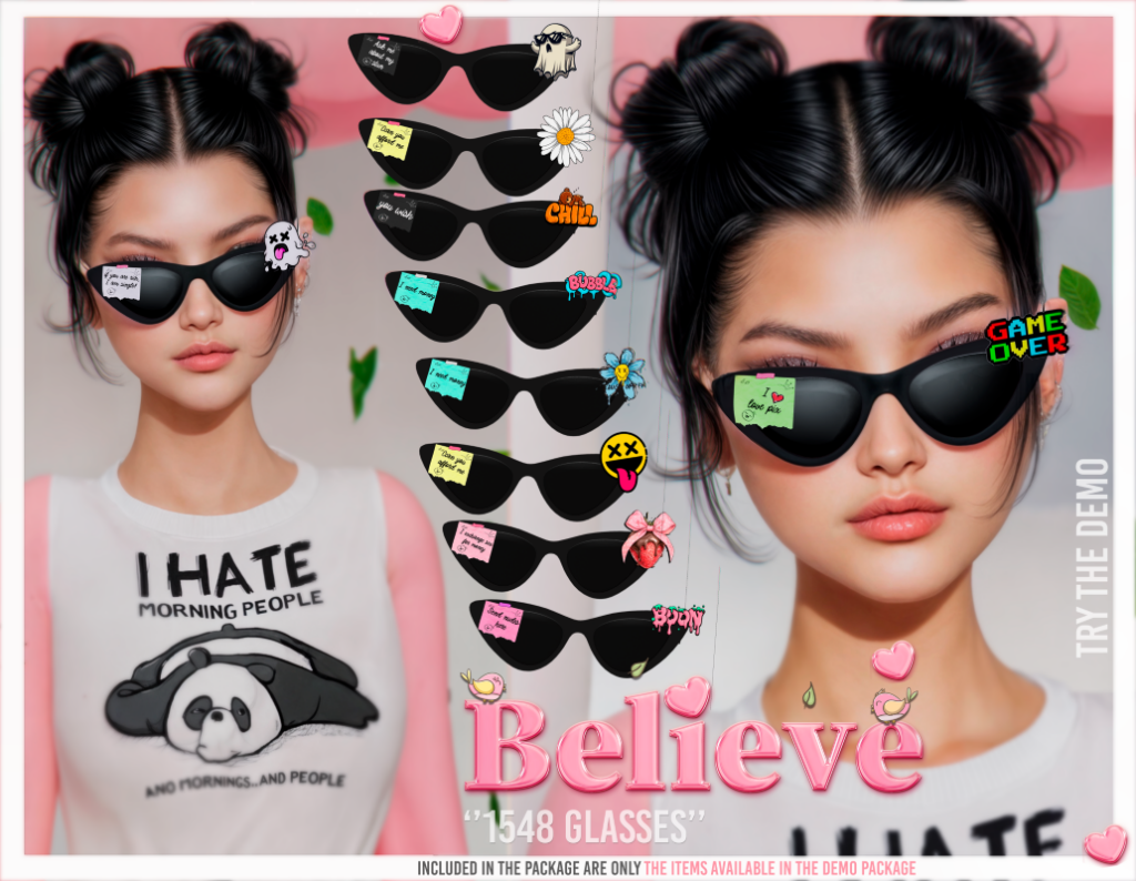 1548 Glasses	&lt;a href=&quot;http://maps.secondlife.com/secondlife/Bliss%20Kingdom/65/111/1501&quot; target=&quot;_blank&quot;&gt;Teleport&lt;/a&gt;