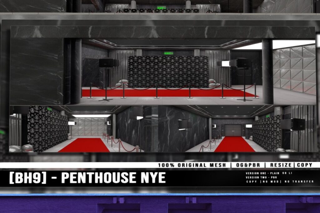 Penthouse NYE, L$699
