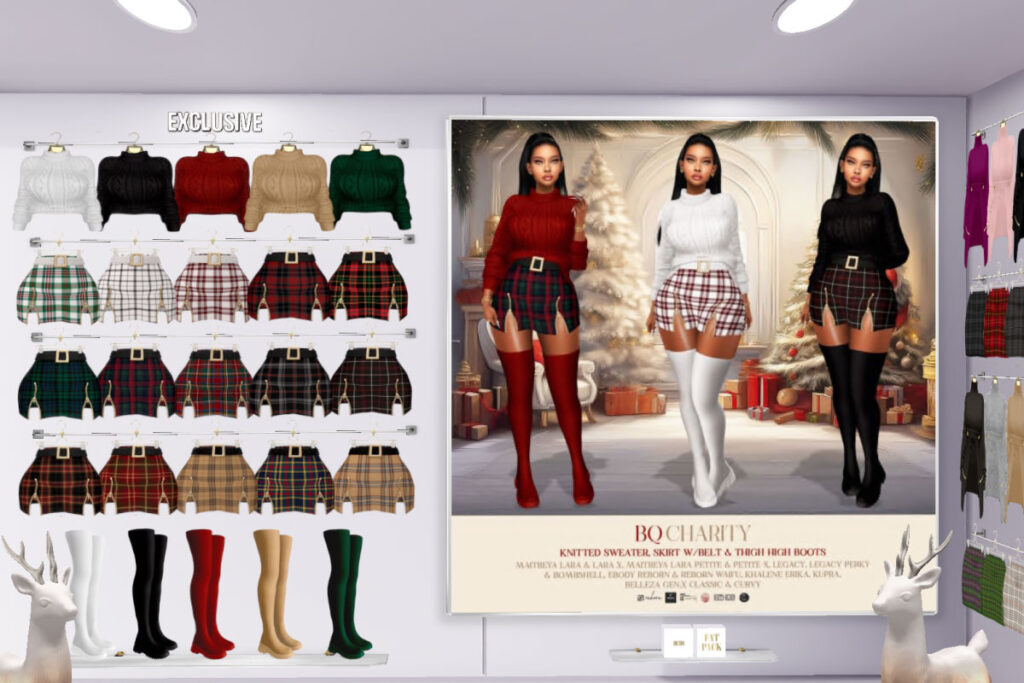 Charity Set - Belleza/Inthium/Kahlene/Legacy/MaitreyaX/Reborn/+mods, L$160-180 each/L$3188 FP