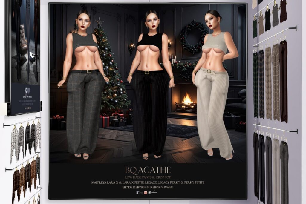 Agathe Outfit - Legacy/MaitreyaX/Reborn/+mods, L$140-L$180 each/L$2940 FP
