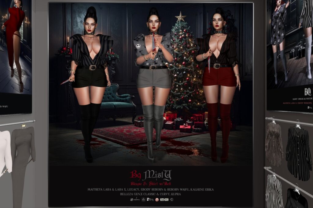 Misty Blouse &amp; Skirt - Erika/GenX/Inithium/Legacy/Maitreya/Reborn/+mods, L$150-L$160 each/L$2338 FP