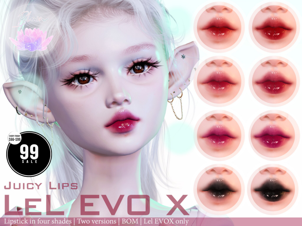 Juicy Lips - EvoX	&lt;a href=&quot;https://maps.secondlife.com/secondlife/Optimal/179/17/1601&quot; target=&quot;_blank&quot;&gt;Teleport&lt;/a&gt;
