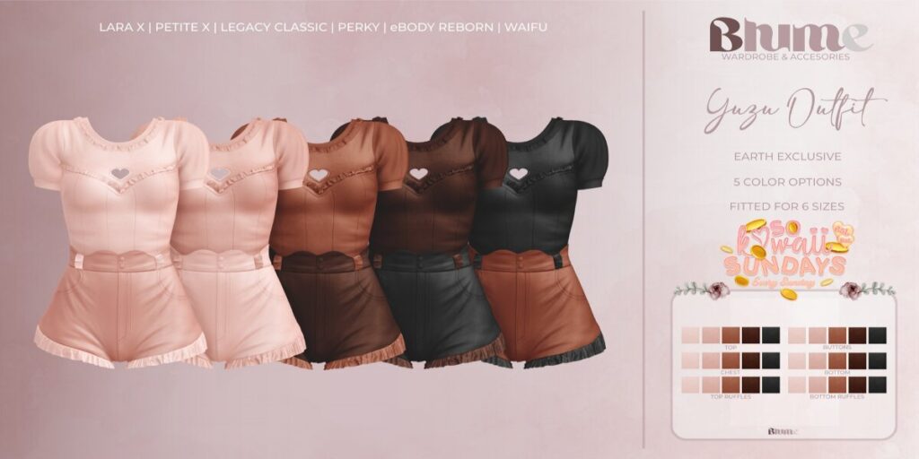 Yuzu Outfit - Legacy/MaitreyaX/Reborn/+mods	&lt;a href=&quot;http://maps.secondlife.com/secondlife/Bruschetta/149/46/1301&quot; target=&quot;_blank&quot;&gt;Teleport&lt;/a&gt;