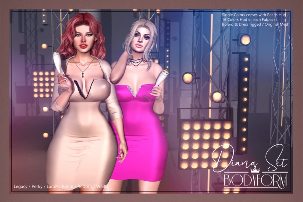 Diana Set - Legacy/MaitreyaX/Reborn/+mods, L$220-L$299 each/L$1850-L$220 each FP