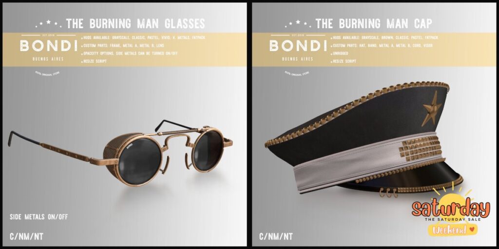 The Burning Man Glasses | The Burning Man Cap	<a href="http://maps.secondlife.com/secondlife/Daydreaming/17/66/21" target="_blank">Teleport</a>