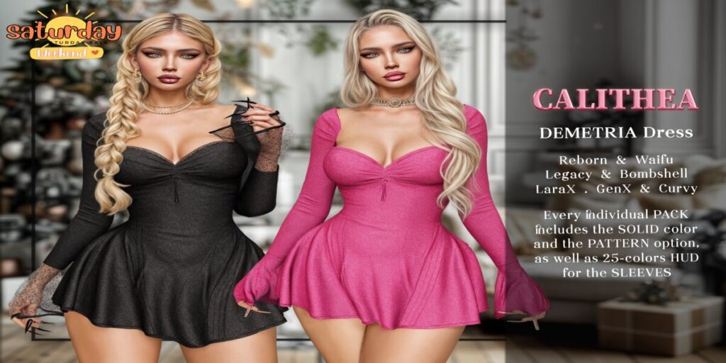 Demetria Dress - GenX/Legacy/MaitreyaX/Reborn/+mods	<a href="http://maps.secondlife.com/secondlife/Willows/194/97/401" target="_blank">Teleport</a>