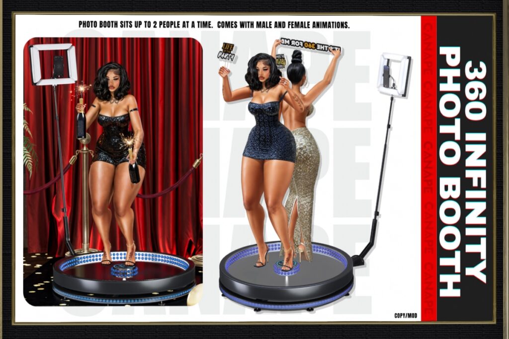 360 Infinity Photo Booth, L$525 each/L$899 FP