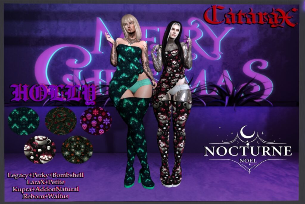 Holly Set - Inithium/Legacy/MaitreyaX/Reborn/+mods, L$150 each/L$400 FP