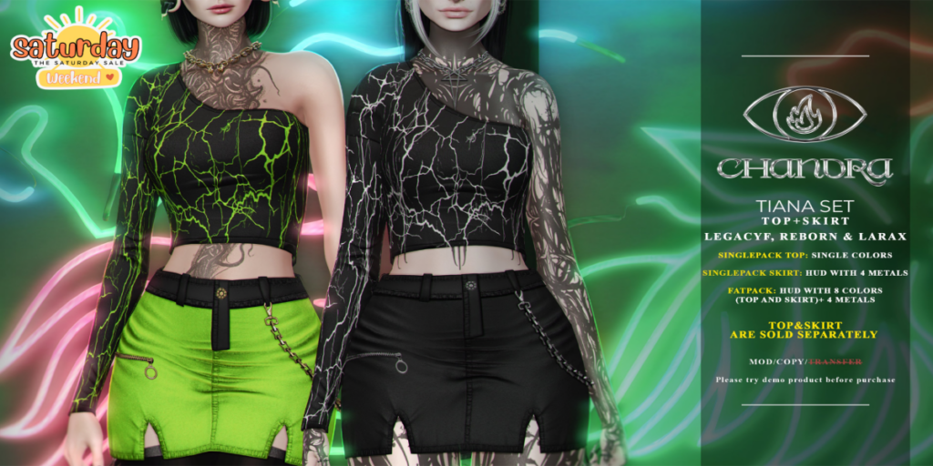 Tiana Top &amp; Skirt - Legacy/MaitreyaX/Reborn	&lt;a href=&quot;http://maps.secondlife.com/secondlife/Hell%20Fire/61/64/502&quot; target=&quot;_blank&quot;&gt;Teleport&lt;/a&gt;