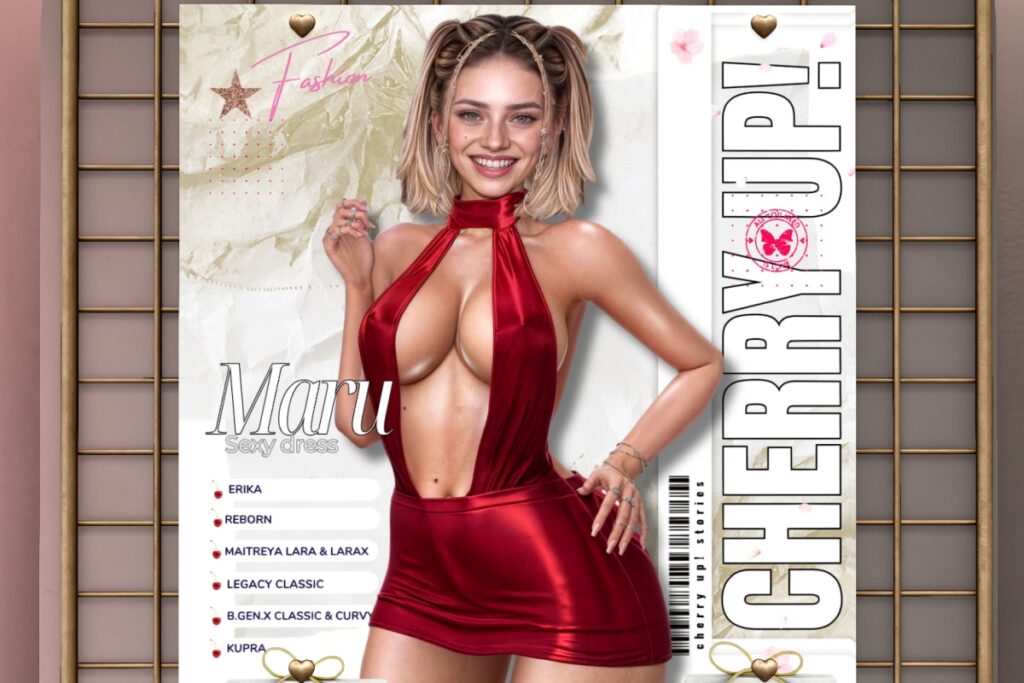 Maru Sexy Dress - Erika/GenX/Inithium/Legacy/Maitreya/Reborn/+mods, L$175 each/L$775 FP