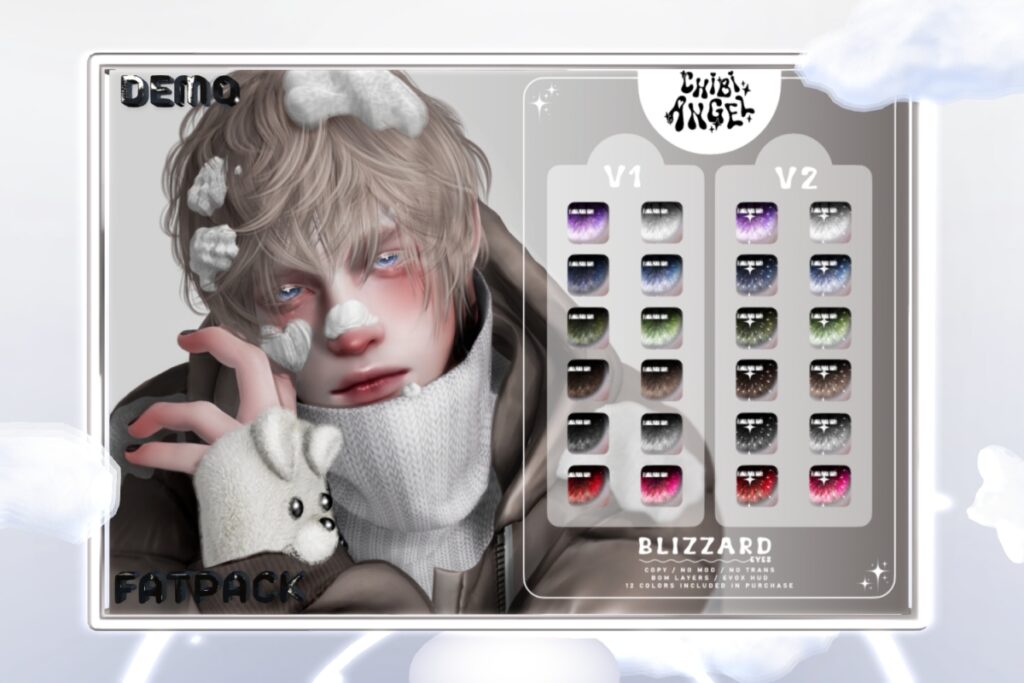 Blizzard Eyes - BOM/EvoX, L$350 each/L$600 FP