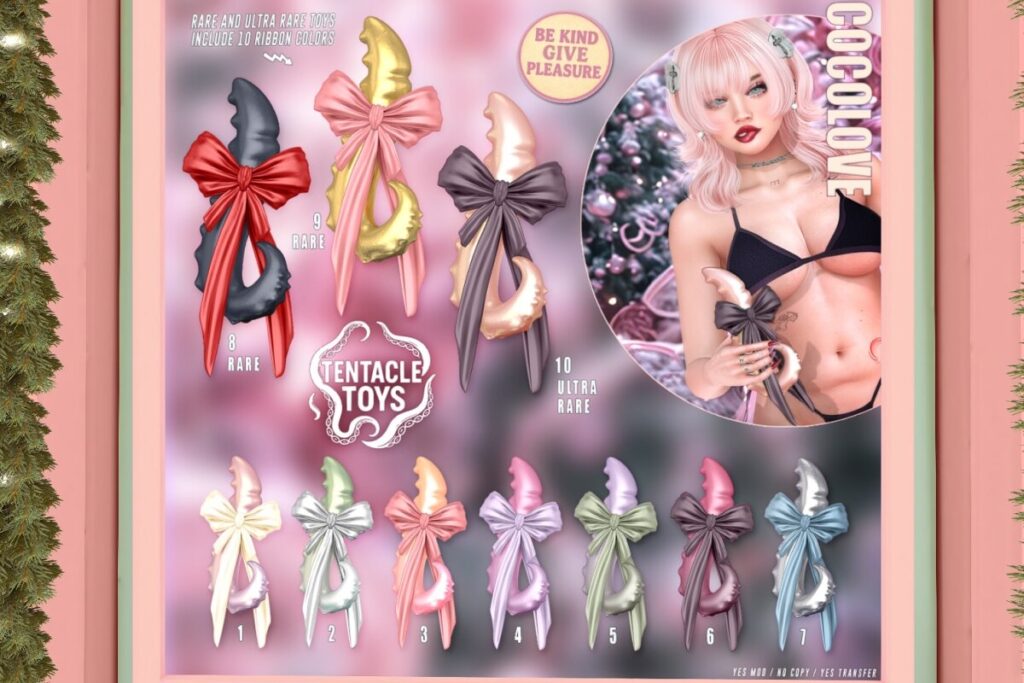 Tentacle Toys Gacha, L$70 per play