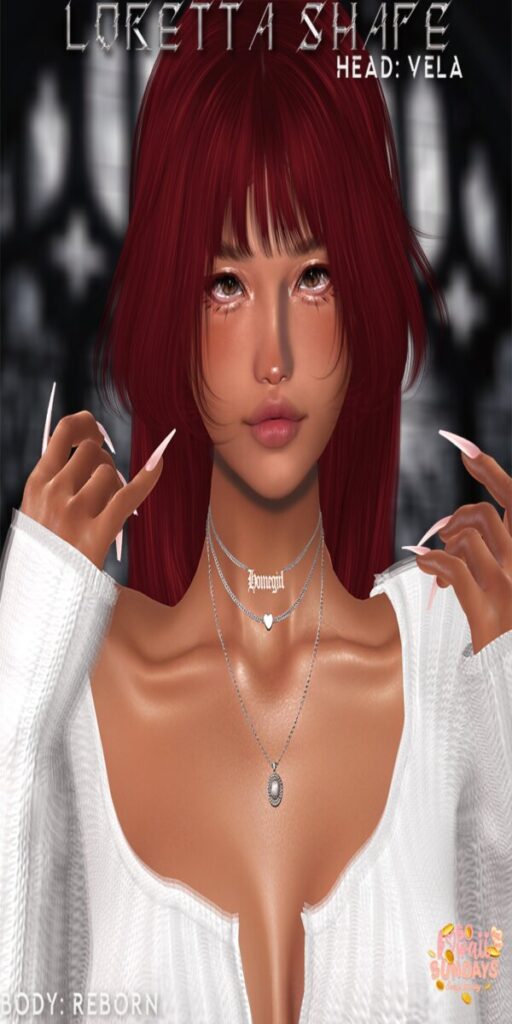 Loretta Shape - EvoX Vela/Reborn	<a href="http://maps.secondlife.com/secondlife/Hashira/55/173/3" target="_blank">Teleport</a>