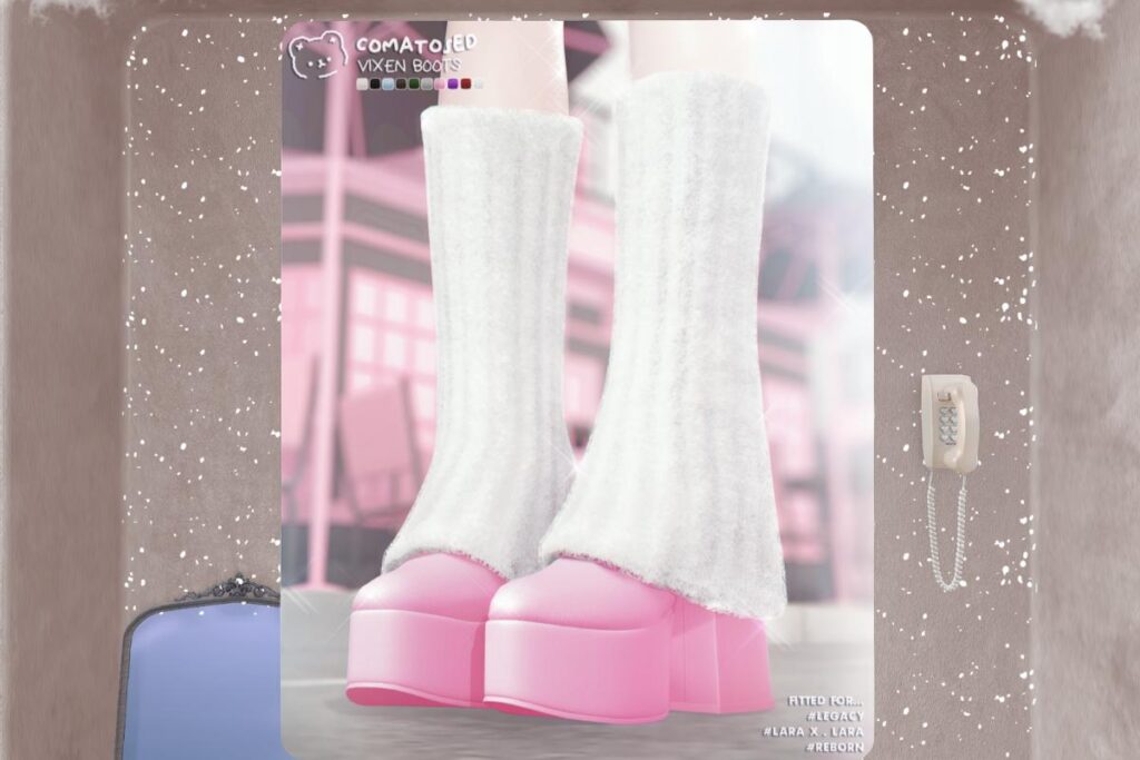 Vixen Boots - Legacy/Maitreya/Reborn/+mods, L$89 each/L$299 FP