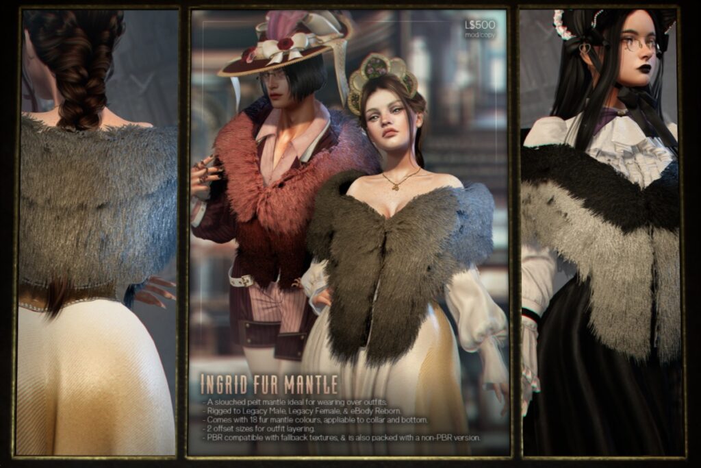 Ingrid Mantle - Legacy F+M/Reborn, L$500