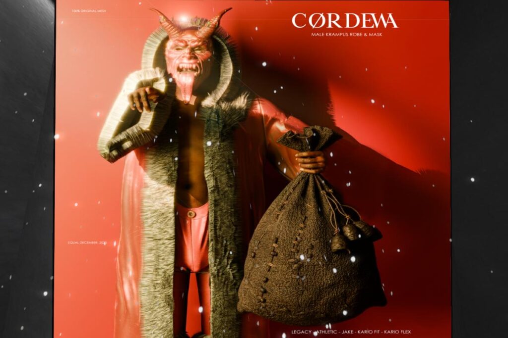 Krampus Robe &amp; Mask - Jake/Inithium/Legacy/+mods, L$375 each/L$1375 FP