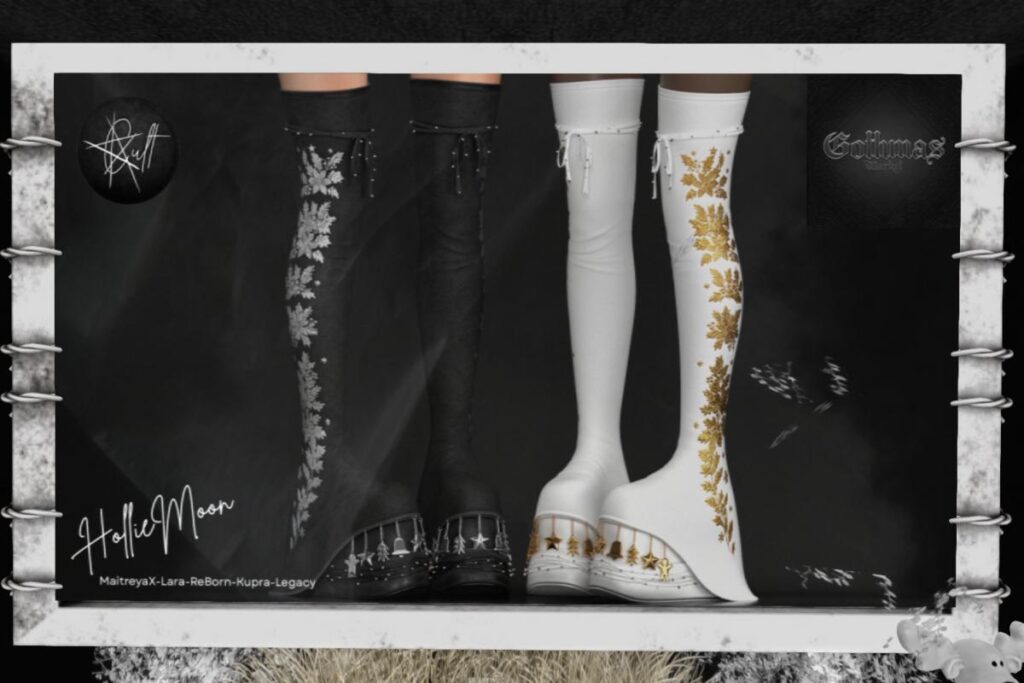 HollieMoon Boots - Inithium/Legacy/Maitreya/Reborn/+mods, L$369