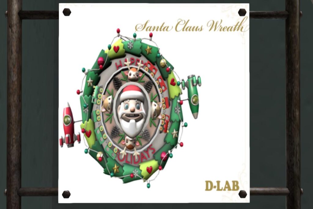 Santa Claus Wreath, L$250