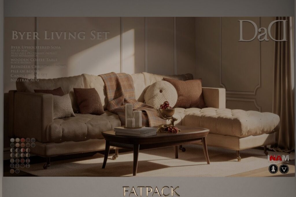 Byer Living Set, L$150 - L$1200 each/L$1500 - L$1980 each FP